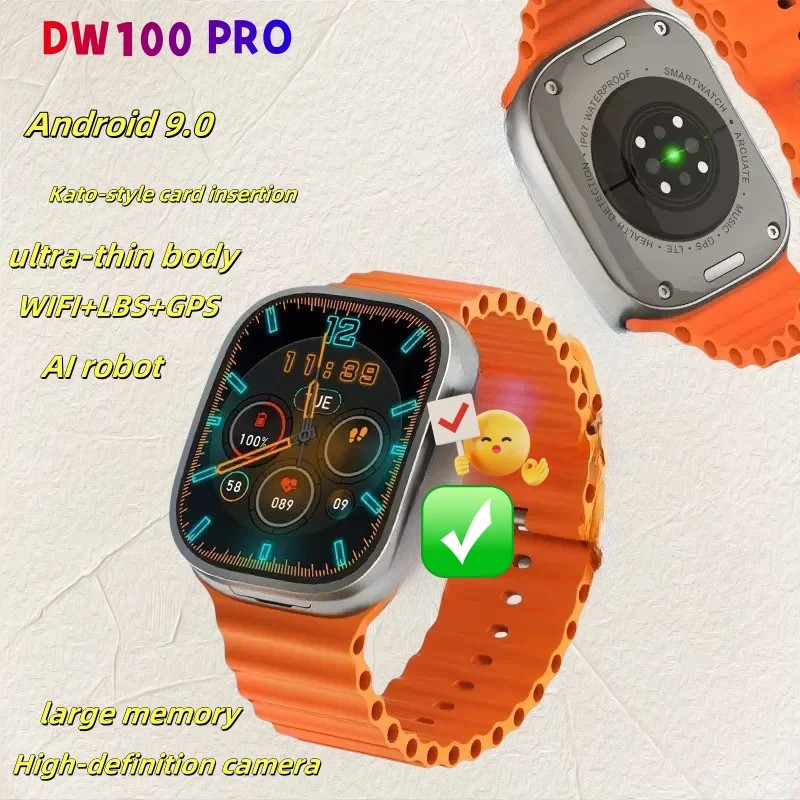 2025 ο DW100 Ʈġ S10 Ʈ 3 ȵ̵ 10.0 180    ȸ  ī޶ GPS WIFI 2.29ġ Amoled Ʈġ 256GB
